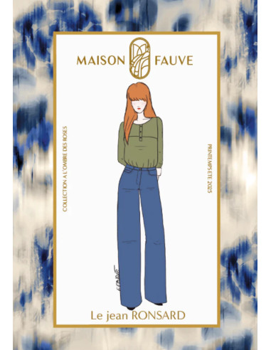 Patrón de jean Ronsard - Maison Fauve