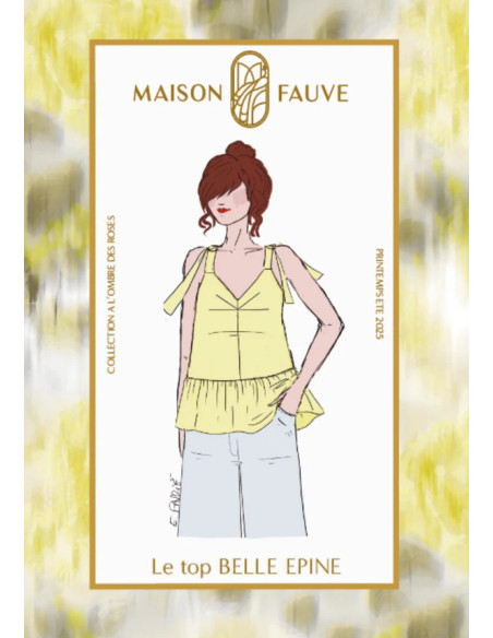 Patrón de top Belle Épine - Maison Fauve