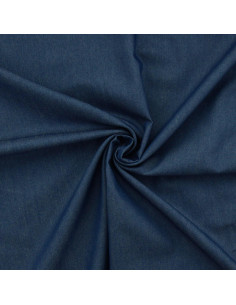 Tela de denim chambray - Azul