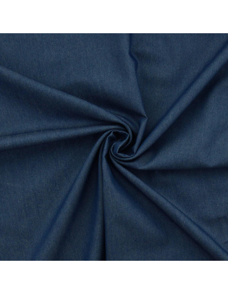 Tela de denim chambray - Azul