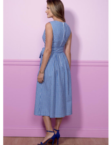 Patrón de vestido y cinturón - Butterick 6446