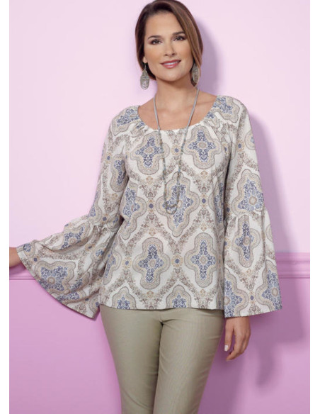 Patrón de blusa - Butterick 6455
