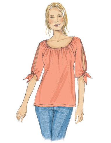 Patrón de blusa - Butterick 6455