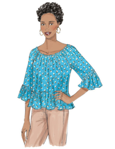 Patrón de blusa - Butterick 6455
