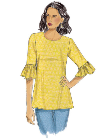Patrón de blusa - Butterick 6456
