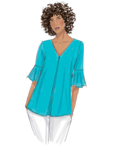 Patrón de blusa - Butterick 6456
