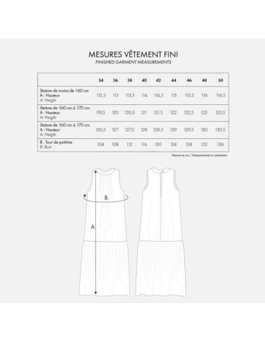 Patrón EL vestido acampanado - Atelier Brunette