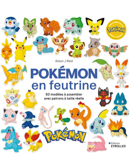 Libro de Pokémon de fieltro