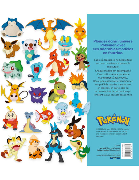 Libro de Pokémon de fieltro