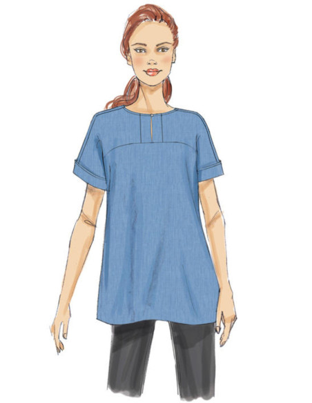 Patrón de túnica - Butterick 6416