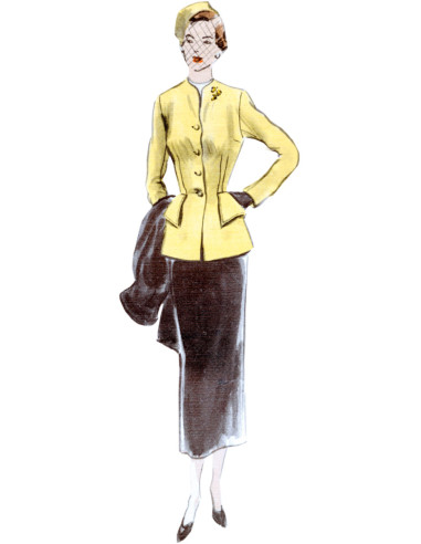 Patrón de sastre y abrigo - Vogue 1932