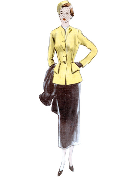 Patrón de sastre y abrigo - Vogue 1932