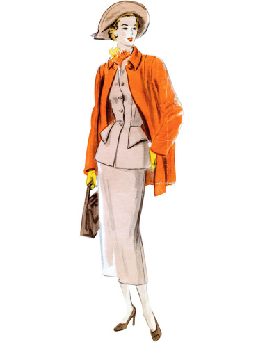 Patrón de sastre y abrigo - Vogue 1932