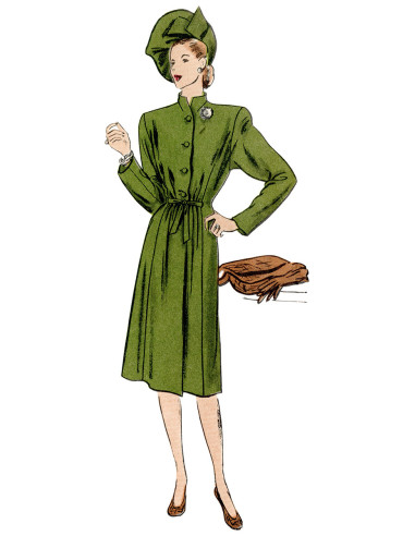 Patrón de abrigo - Vogue 1903