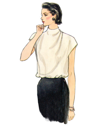 Patrón de blusa - Vogue 1902