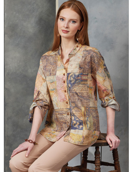 Patrón de camisa - Vogue 1899