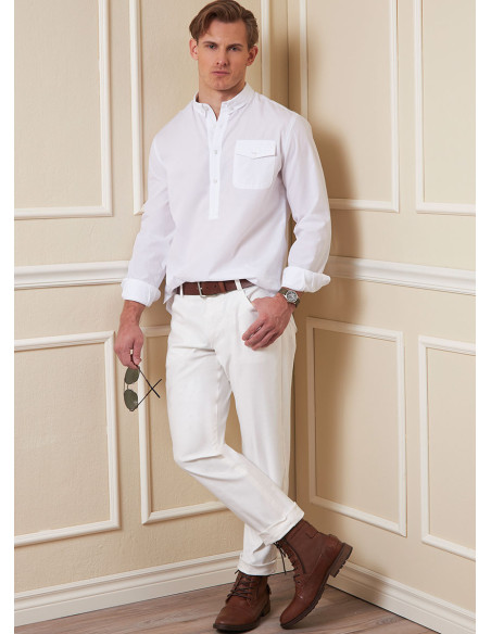 Patrón de camisa, pantalón corto y pantalón - Vogue 1895