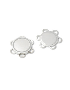 Botones magnéticos para coser - Plata 2