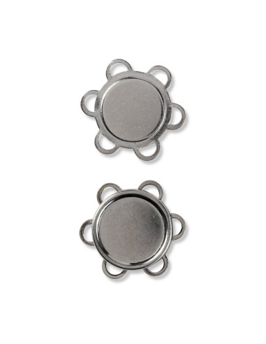 Botones magnéticos para coser - Plata