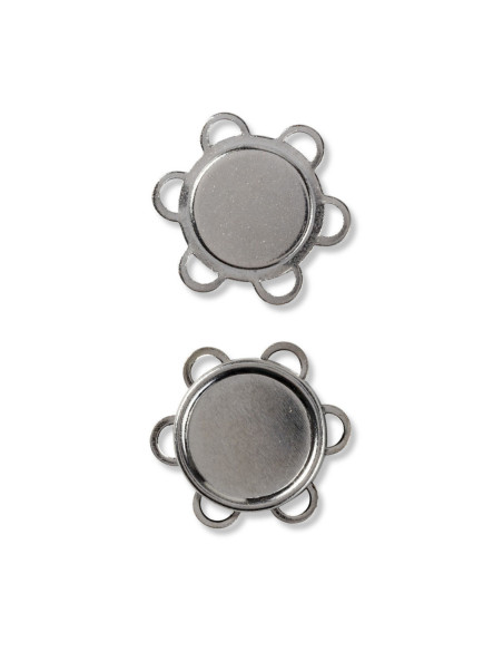 Botones magnéticos para coser - Plata
