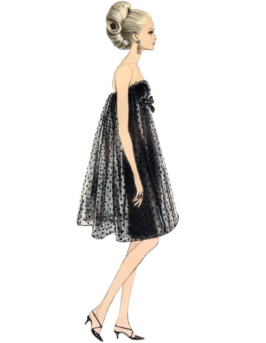 Patron de robe - Vogue 1885
