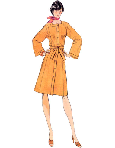 Patron de robe - Vogue 1948