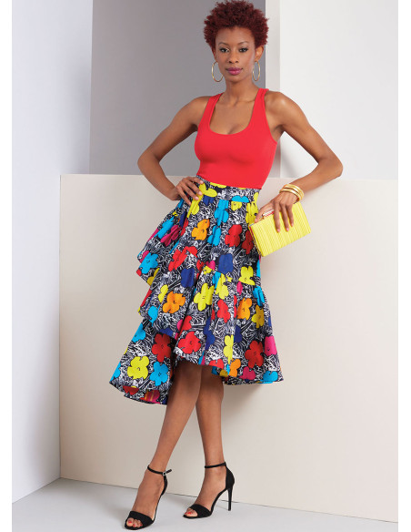 Patrón de falda - Vogue 1957