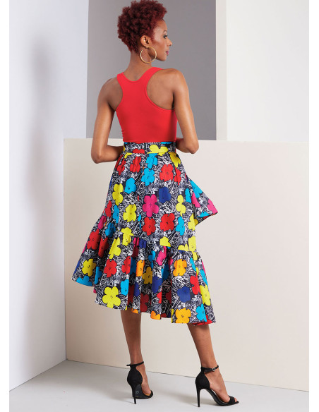 Patrón de falda - Vogue 1957