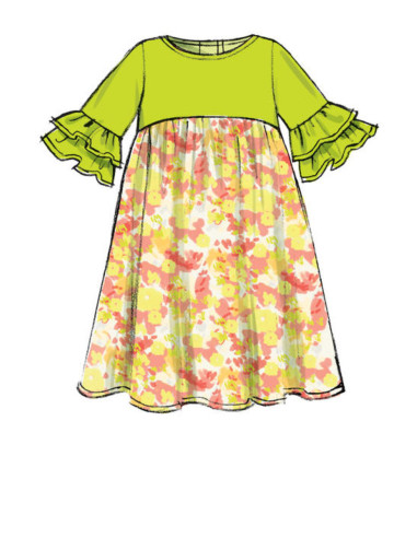 Patrón de vestidos para niños - McCall's 7558