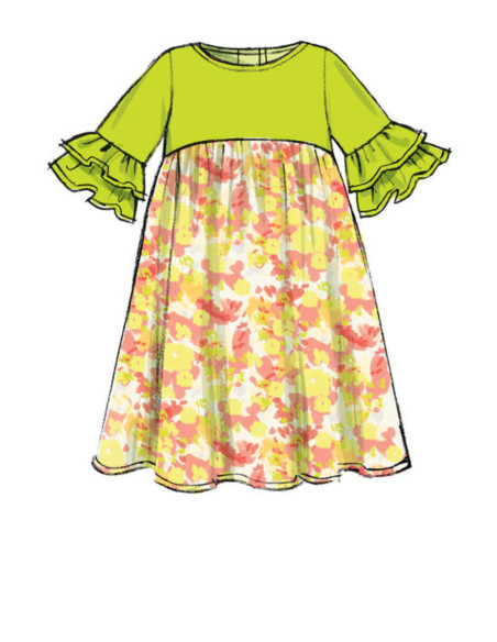 Patrón de vestidos para niños - McCall's 7558