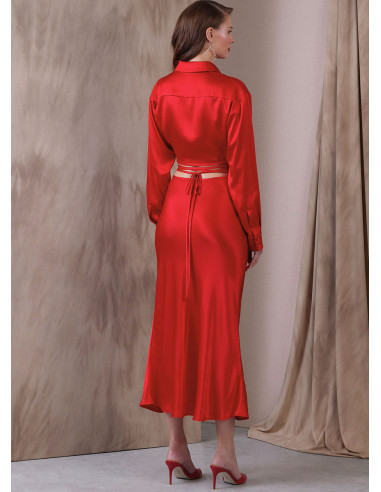Patrón de blusas y faldas - Vogue 1944