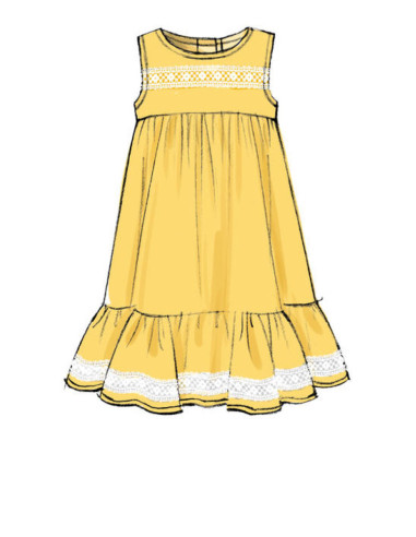 Patrón de vestidos para niños - McCall's 7558