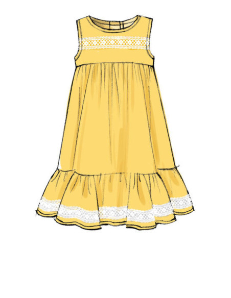 Patrón de vestidos para niños - McCall's 7558