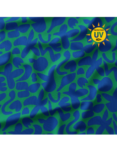 Tejido de lycra para traje de baño - Swag verde