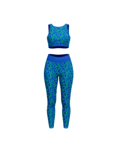 Tejido de lycra para traje de baño - Swag verde 2