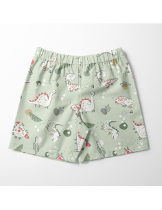Tejido de lycra para traje de baño - Dinoz verde 2