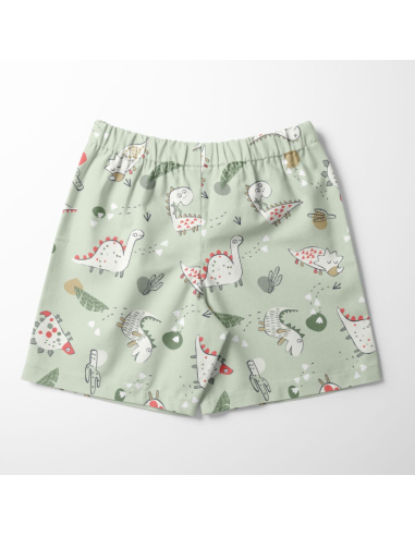 Tejido de lycra para traje de baño - Dinoz verde
