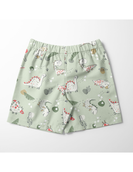 Tejido de lycra para traje de baño - Dinoz verde