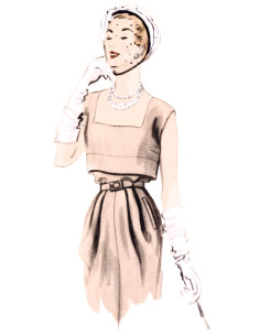 Patrón de vestido vintage - Vogue 1964 2