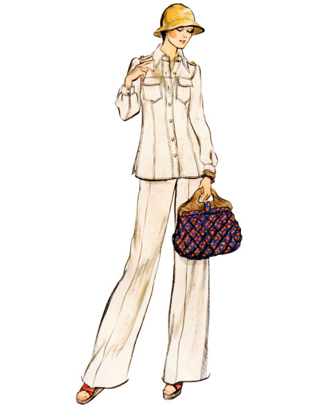 Patrón de vestido vintage - Vogue 1966