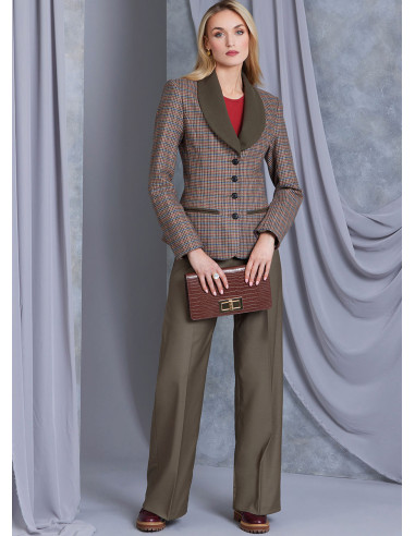 Patrón de chaqueta - Vogue 1972