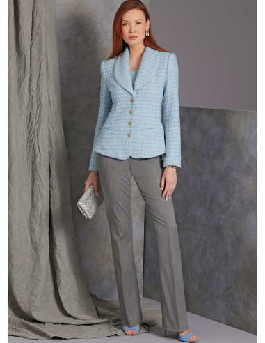 Patrón de chaqueta - Vogue 1972