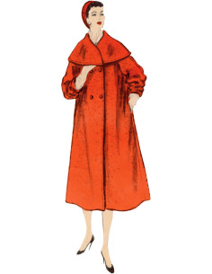 Patrón de abrigo - Vogue 1977