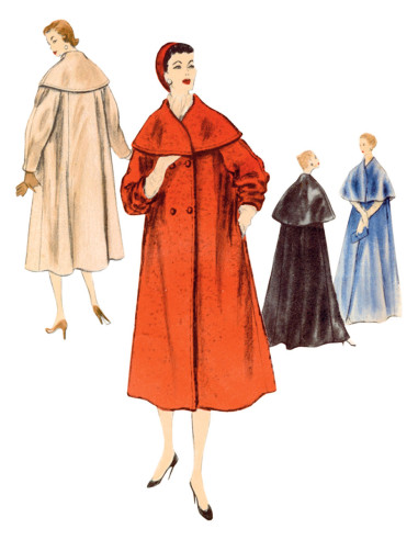 Patrón de abrigo - Vogue 1977