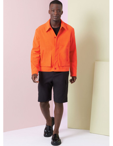 Patrón de chaqueta, pantalón corto y pantalón - Vogue 2022