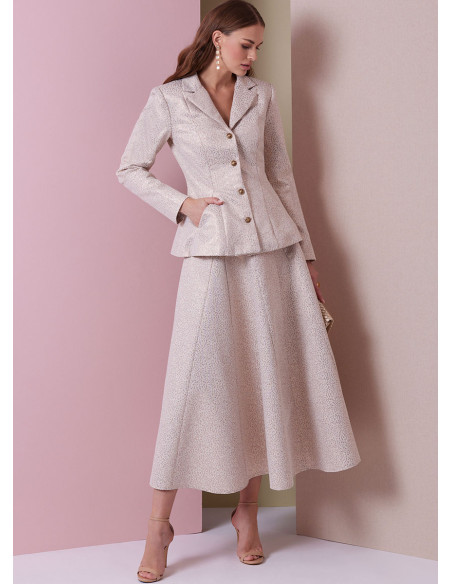 Patrón de chaqueta, falda y pantalón - Vogue 2018