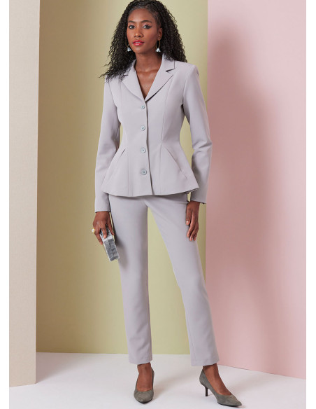 Patrón de chaqueta, falda y pantalón - Vogue 2018