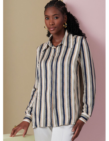 Patrón de camisa - Vogue 2012