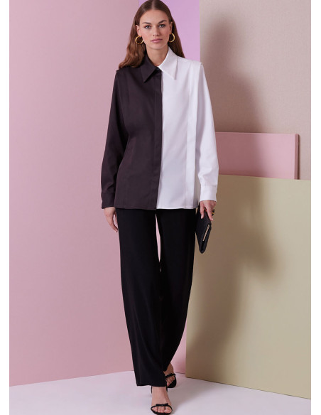 Patrón de camisa - Vogue 2012