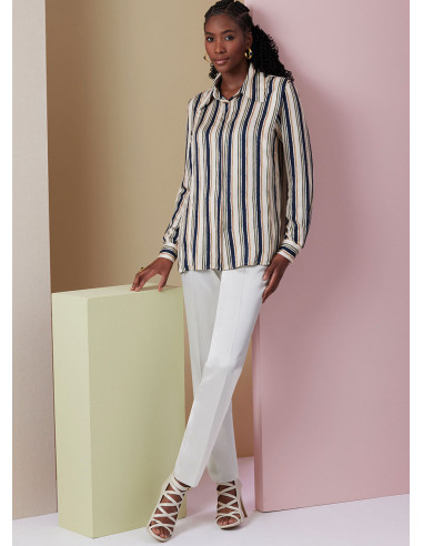 Patrón de camisa - Vogue 2012